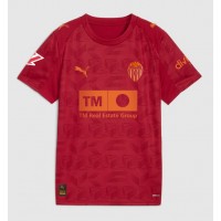 Valencia Hugo Duro #9 Vonkajší futbalový dres 2025-26 Krátky Rukáv